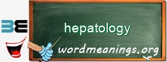 WordMeaning blackboard for hepatology